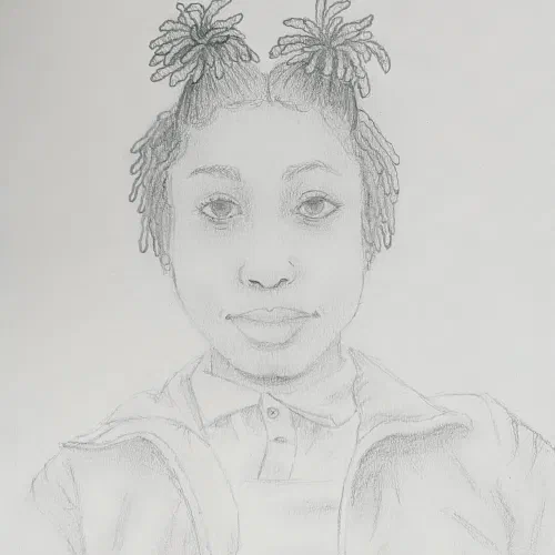 Student portrait. What hurdles do you guys face with your art? I personally need to work on getting a better range of values in my work. #sketchbook #sketch #portrait #drawing