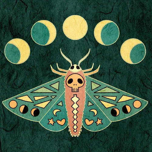 Playing with the symmetry in procreate. I have been watching the Hannibal series and rewatching the movies as well. #procreateillustration ##procreatedrawing #moth #hannibal #silenceofthelambs