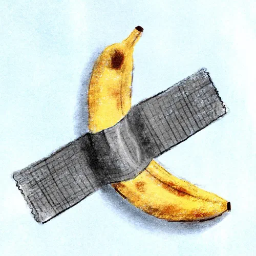 An expensive banana ð #makearteveryday #makingarteveryday #banana #procreate #illustration