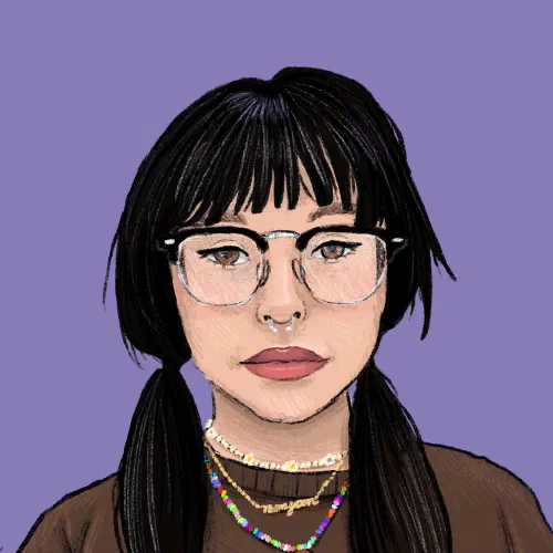 The glasses were fun to draw! âï¸ #procreate #procreateart #illustration #portrait #portfolio
