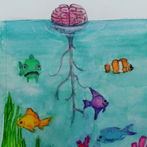 Where is my mind? Little watercolor sketch tribute to the Pixies. ð  #thepixies #sketchbook #watercolor