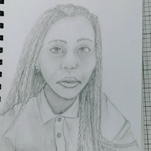 Portrait of a student in my class #sketchbook #portrait