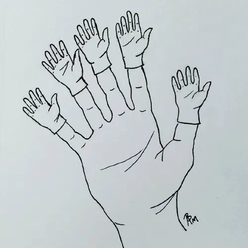 Doodling in class #sketchbook #hand #seemewiththemhands #katyazamolodchikova #katya