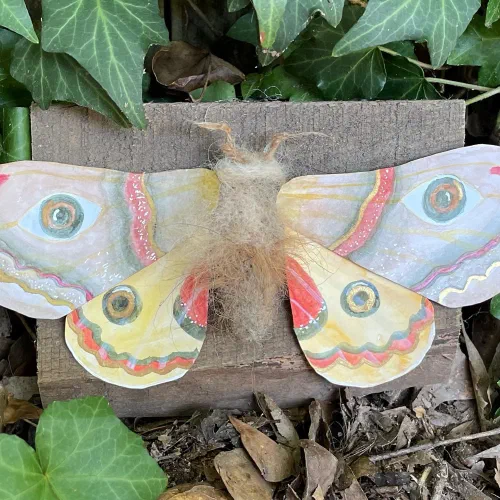 My moth series that I really enjoyed making These are for sale please DM me if interested ð¿ð¤ #acrylicpainting #painting