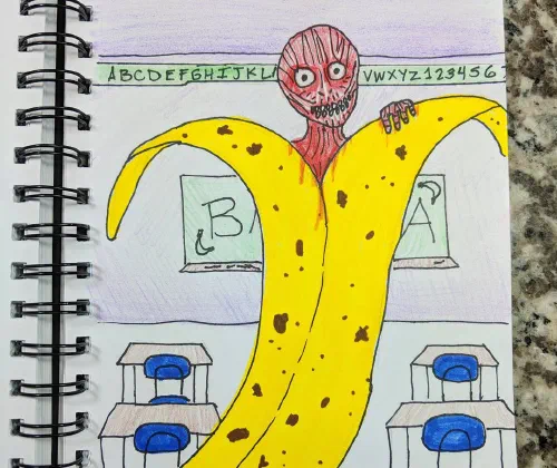 Mr. Banana #nosleeppodcast #sketchbook #illustration No context needed here!