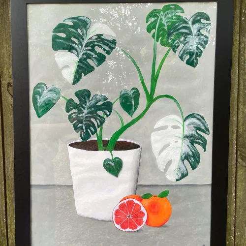More still lives available for purchase at theuntrainededit.com #acrylicpainting #painting #stilllife