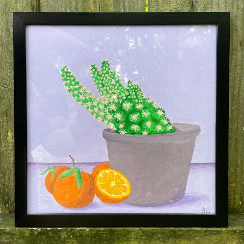 More still lives available for purchase at theuntrainededit.com #acrylicpainting #painting #stilllife
