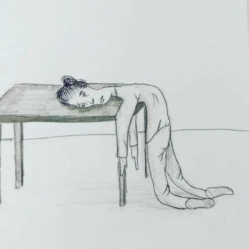 Not realism today #surrealism #sketchbook #deflated #currentmood
