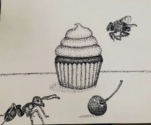 #pointillism #dotdrawing #drawing