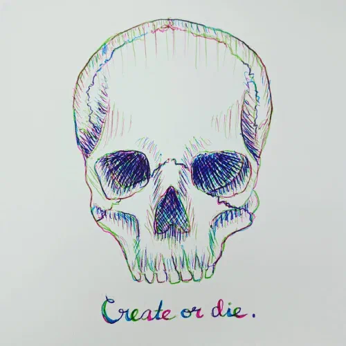 #ink #skull