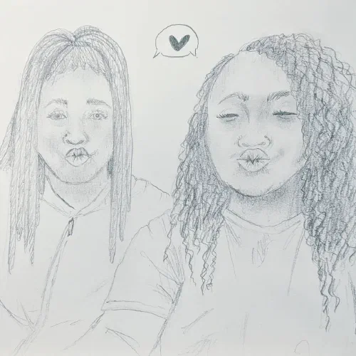 More student portraits #pencil #sketchbook #portrait