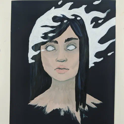 #thisgirlisonfire #acrylic #artteacher