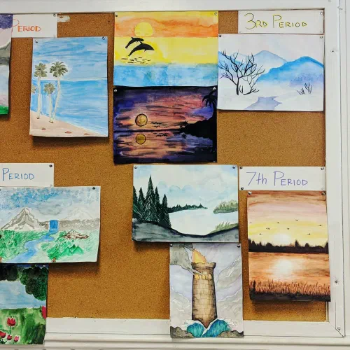 Kiddos did good #watercolor #artteacher #artteachersofinstagram