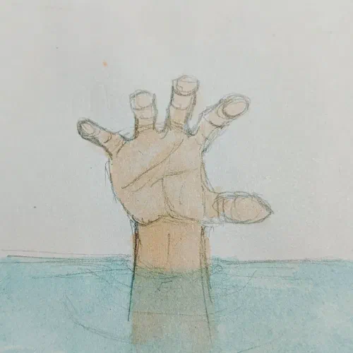 Spooped #hand #watercolor