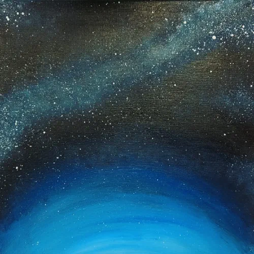#acrylic #sky #clouds #galaxy #painting