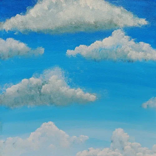 #acrylic #sky #clouds #galaxy #painting