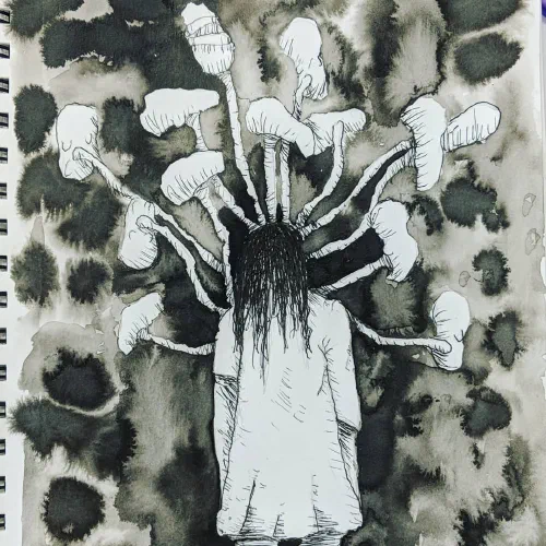 #ink #spooky #inktober