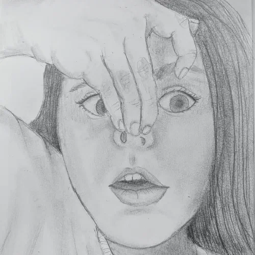 #selfportrait #pencil #pencildrawing #sketchbook