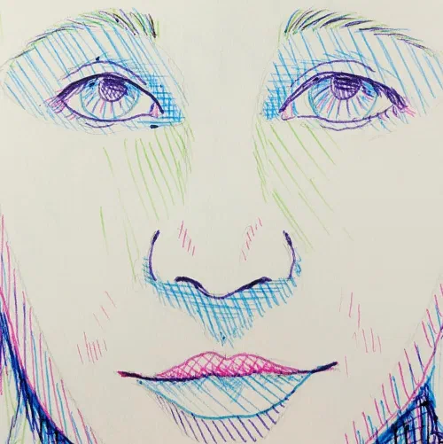 #selfportrait #ink