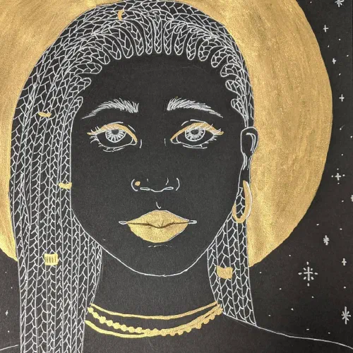 Black and gold #samsmith #illustration